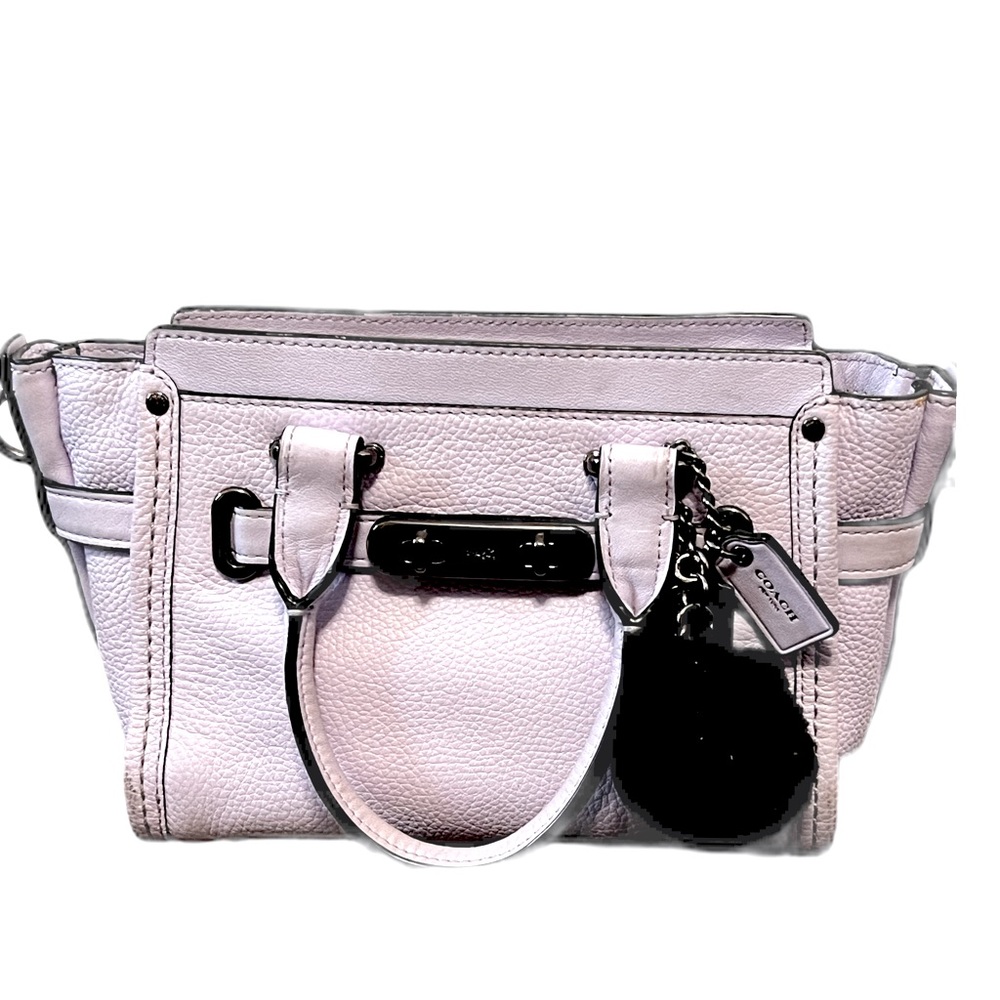 Coach Swagger mini 20 handbag in lilac